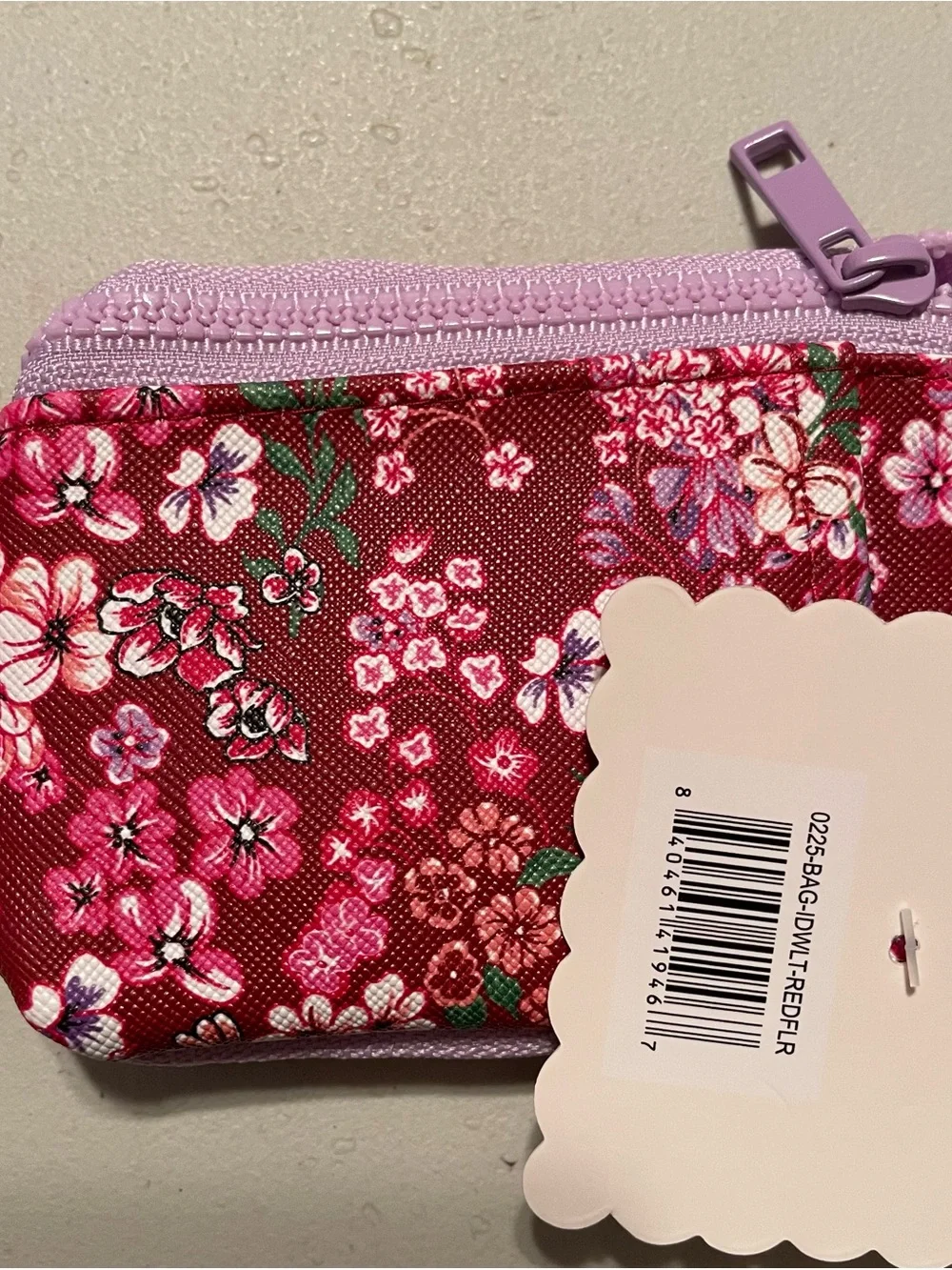 Simply Southern Floral ID Wallet Card Holder - Pink Burgundy NWT
